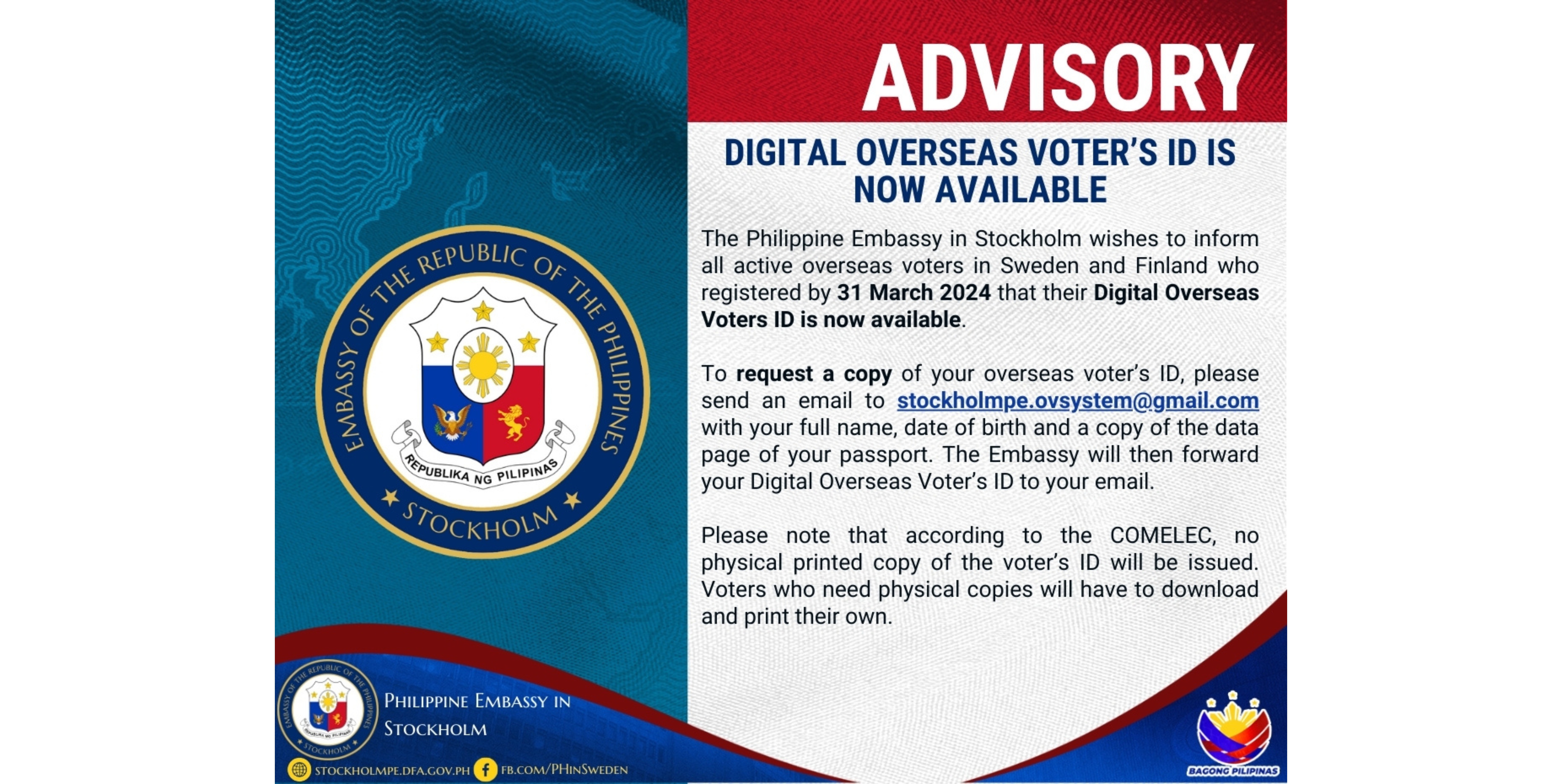 Digital Overseas Voter's ID